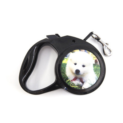 Personalized CustomAutomatic Retractable Dog Leash Puppy Walking Leader Small Dogs Universal Remote Control With Super Flat Belt Pet Rope.