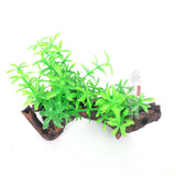 Grass and wood decoration simulation plant.