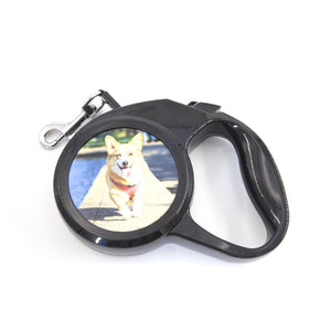 Personalized CustomAutomatic Retractable Dog Leash Puppy Walking Leader Small Dogs Universal Remote Control With Super Flat Belt Pet Rope.