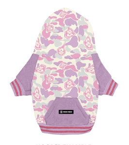 Pastel Pink Hoodie | Dog Clothing.