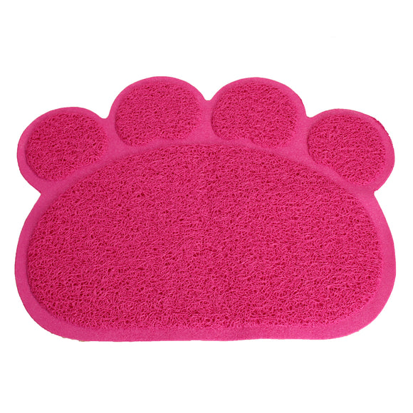 Pet Dog Puppy PVC Cat Dish Bowl Feeding Food Placemat Mat Wipe Clean Mat.