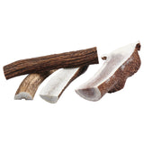 Split Elk Antler Dog Chews.