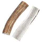 Split Elk Antler Dog Chews.
