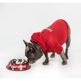 Pupreme Box Logo Hoodie | Dog Clothing.