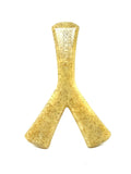 SP MOD Wishbone Ultra Durable Nylon Dog Chew Toy for Aggressive Chewers - Brown.