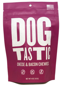 DT Dogtastic Cheese & Bacon Chewies Dog Treats.