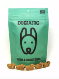 DT Dogtastic Salmon & Coconut Ducks Dog Treats.