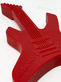 SP Electric Guitar Ultra Durable Nylon Dog Chew Toy for Aggressive Chewers - Red.