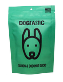 DT Dogtastic Salmon & Coconut Ducks Dog Treats.