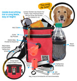 Bundle: ODG Day/Night Walking Bag (Black) and ODG Week Away Bag TM (Small Dogs) (Black).