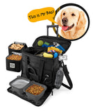 Bundle: ODG Day/Night Walking Bag (Black), ODG Rolling Week Away Bag TM, ODG Dine Away Set TM (Med/Lg Dogs) (Black) and ODG Weekender Backpack TM (Black).