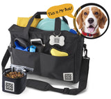 Bundle: ODG Day/Night Walking Bag (Black), ODG Day Away Tote Bag TM (Black) and ODG Week Away Bag TM (Med/Lg Dogs) (Black).