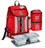 Drop Bottom Weekender Backpack.