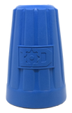 ID Wire Nut Durable Rubber Chew Toy & Treat Dispenser - Large - Blue.