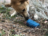 ID Wire Nut Durable Rubber Chew Toy & Treat Dispenser - Large - Blue.