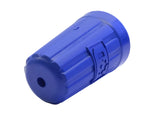 ID Wire Nut Durable Rubber Chew Toy & Treat Dispenser - Large - Blue.