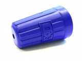 ID Wire Nut Durable Rubber Chew Toy & Treat Dispenser - Large - Blue.