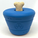 SN Space Capsule Durable Rubber Chew Toy & Treat Dispenser - Large - Blue.