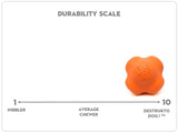 SP Crazy Bounce Ultra Durable Rubber Chew & Retrieving Toy - Large - Orange Squeeze.