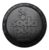 SP Magnum Bottle Top Flyer Ultra Durable Rubber Retrieving Frisbee - Large - Black.