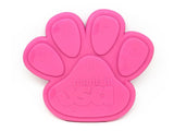 SP Paw Print Ultra Durable Nylon Dog Chew Toy for Aggressive Chewers - Pink.