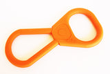 SP Pop Top Rubber Tug Toy for Interactive Play - Orange Squeeze.