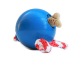 USA-K9 Cherry Bomb Durable Rubber Chew Toy, Treat Dispenser, Reward Toy, Tug Toy, and Retrieving Toy.