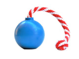 USA-K9 Cherry Bomb Durable Rubber Chew Toy, Treat Dispenser, Reward Toy, Tug Toy, and Retrieving Toy.