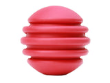 USA-K9 Stars and Stripes Ultra-Durable Rubber Chew Ball - Red.