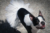White Bridal Dog Tutu Skirt | XS-XXXL.
