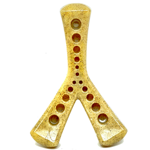 SP MOD Wishbone Ultra Durable Nylon Dog Chew Toy for Aggressive Chewers - Brown.